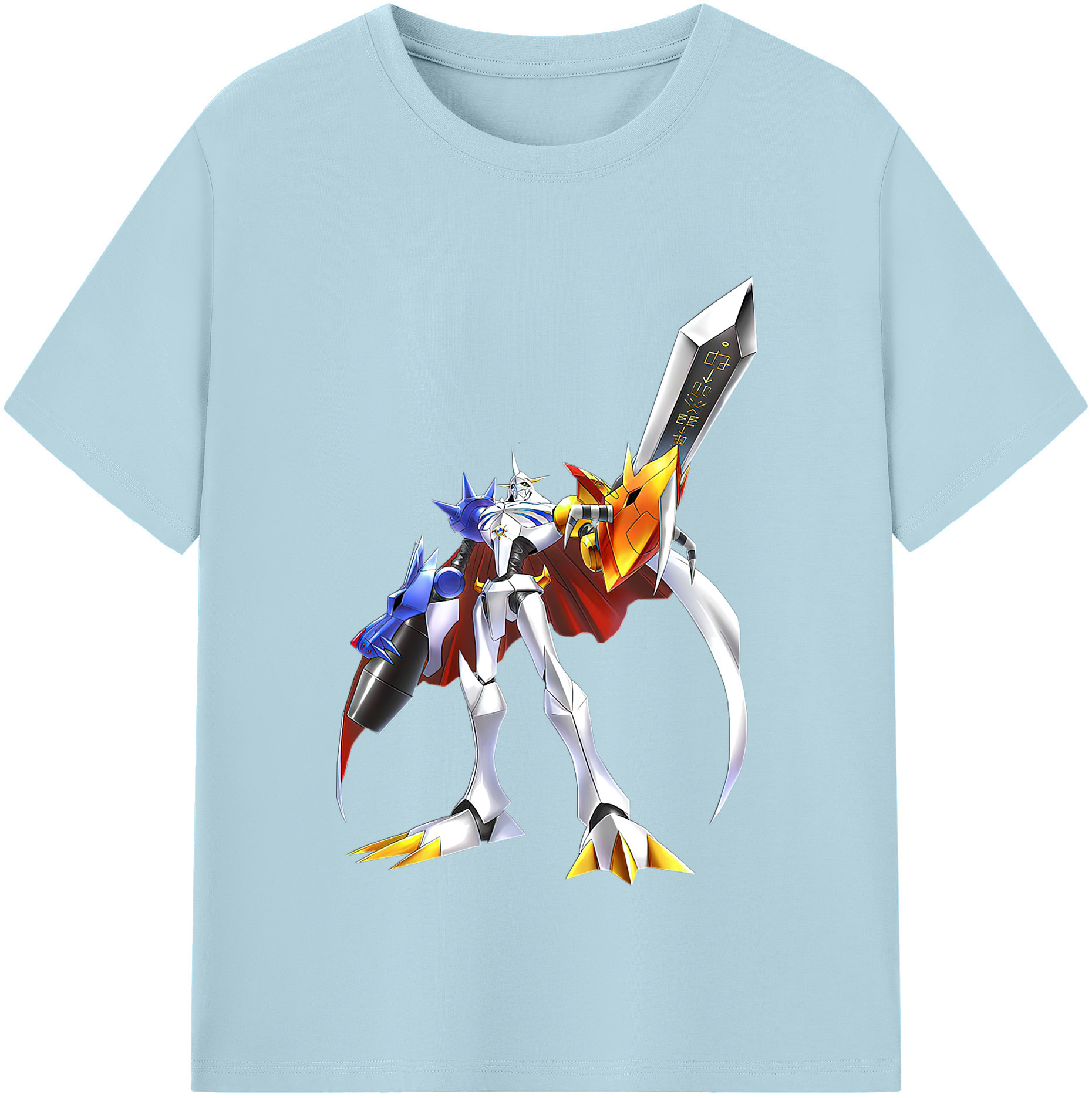 （画像用） Digimon デジタルモンスター/デジモン 綿100％半袖Tシャツ（フロントプリント）